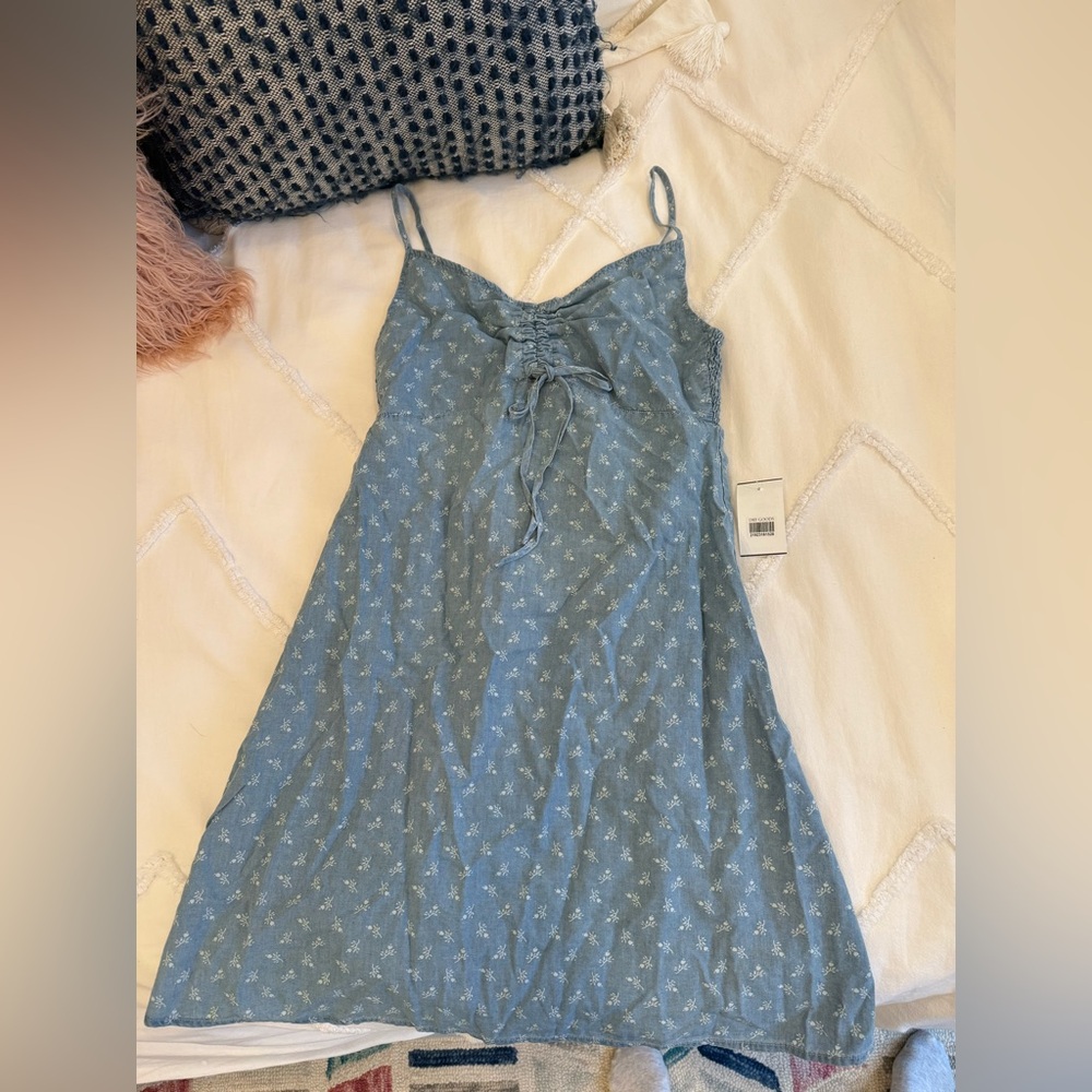 Dry Goods Blue Mini Dress